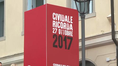 Cerimonia in ricordo della disfatta di Caporetto - Cividale del Friuli 27/10/2017